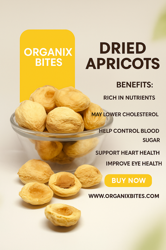 Organix Bites | Premium Dried Apricots – Sweet, Juicy & Naturally Healthy Snack
