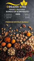 Organix bites | Bundle Of 6 Dry Fruits 150 GRAMS