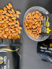 Organix Bites | Premium Raw Almonds – Natural, Fresh & Healthy Dry Fruit Snack