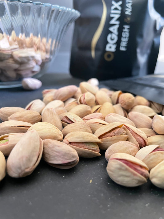 Organix Bites | Premium Natural Pistachios – Crunchy, Fresh & Nutrient-Rich Nuts
